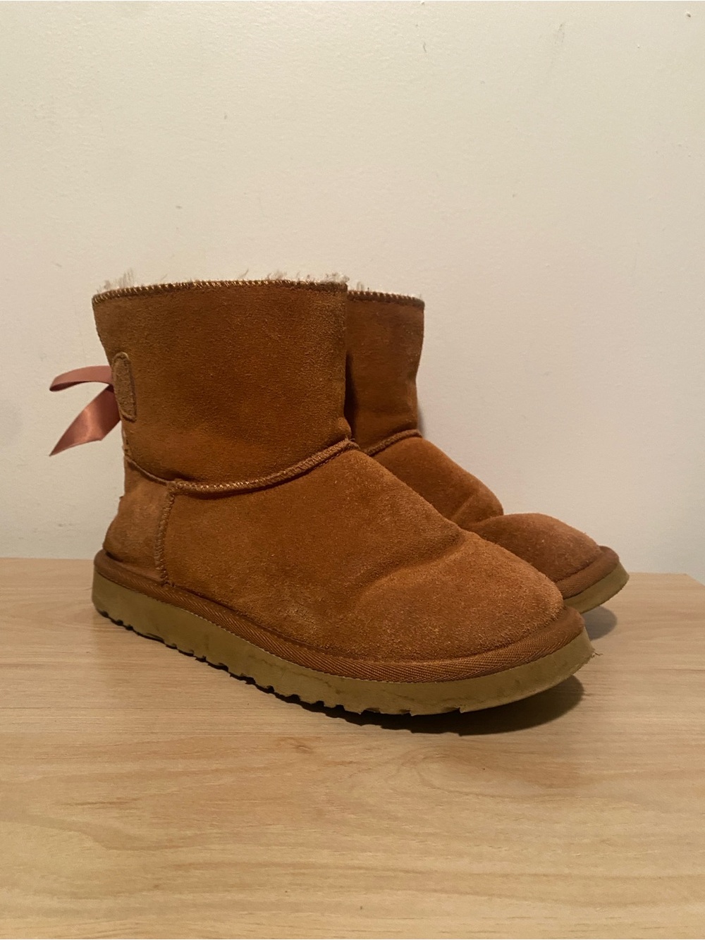 UGG Boots - Bailey Bow – Chestnut – Women’s Size 10